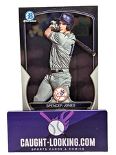 Spencer Jones - 2023 Bowman Draft Chrome #BDC196 Yankees Prospect