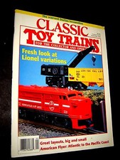 CLASSIC TOY TRAINS- September, 1995- Lionel  American Flyer
