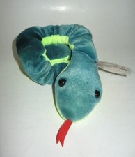 Ty Beanie Baby Hissy the Snake 1997 Excellent Condition