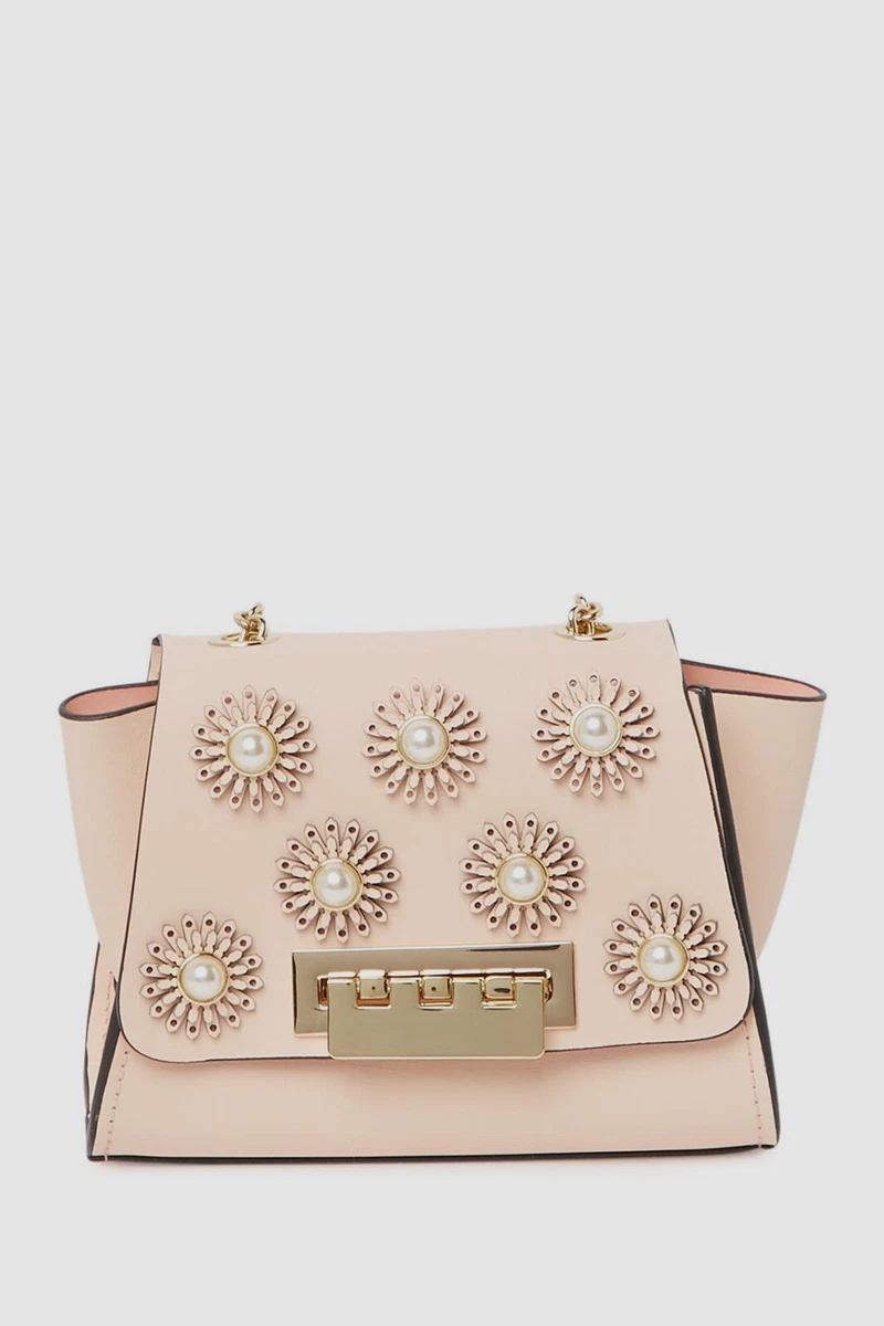 Zac Zac Posen Eartha Mini Pearly Sunburst Crossbody Bag Ltpst PNK