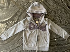 OshKosh B'Gosh Boys' Size 5 Gray Full Zip Logo Hoodie
