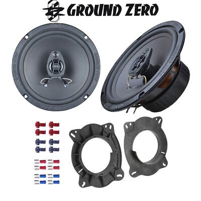 Ground Zero Auto Lautsprecher Boxen 16,5 cm 165mm für Toyota Sequoia Türen vorne