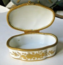 Jewelry Box - Pill Holder - Container - French Porcelain