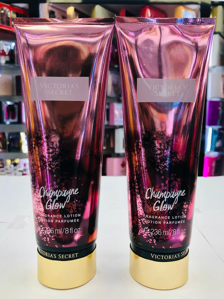 Victoria s Secret Champagne Glow Limited Edition Body Lotion 8 oz Set of 2