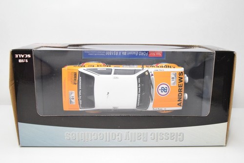 B33 1:18 SUNSTAR SUN STAR 4431 FORD ESCORT RS1800 RAC LOMBARD RALLY 1975 RARO - Imagen 10 de 13