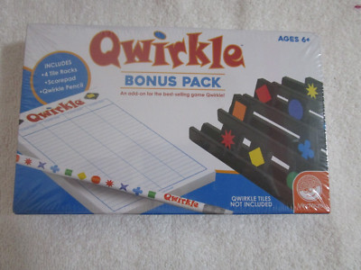 Qwirkle Bonus Pack: 4 Racks, 1 Pad And 1 Pencil (2018, MindWare)