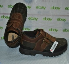 NEW AUSTIN Trading YOUTH Boys s 2 Hiking Walking SHOES Zipper Buckle Trail Outdo