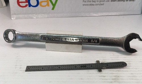 Craftsman Quick Wrench Combination Wrench, Size 5/8”, 12pt, 47856, USA Made - Picture 5 of 8