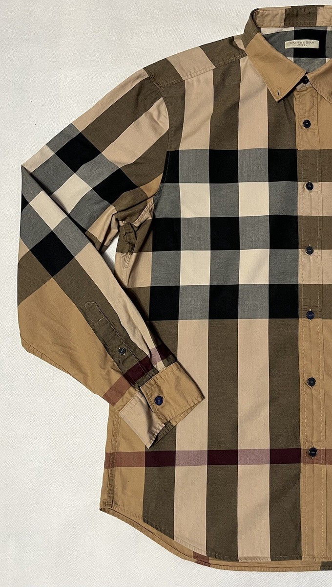 Burberry シャツ　Lサイズ 楽天市場】BURBERRY バーバリー シャツ サイズ:L 22AW ワン
