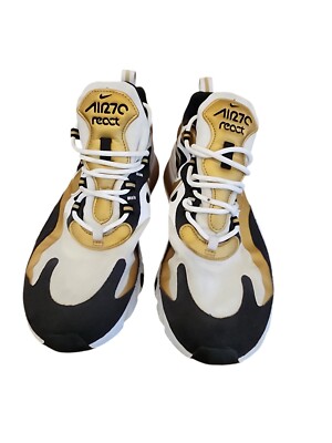 size Air Max 270 React “Metallic Gold” CW7298-100 194275556222| 