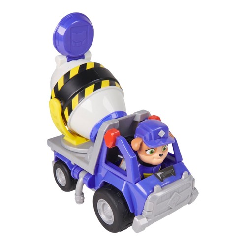 NUEVO CAMIÓN MEZCLADOR PAW PATROL Rubble & Crew y figura de perro juguete de cemento (2023) - Imagen 3 de 5