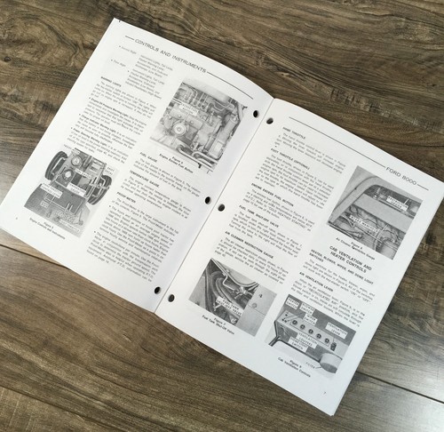 Ford 8000 Series 8100 8200 8400 Tractor Service Parts Manual Repair Shop Set - Picture 11 of 12