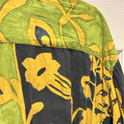 Camisa vintage Jams World parche de piña para hombre XL hawaiana abotonada hecha en EE. UU. - Imagen 6 de 9