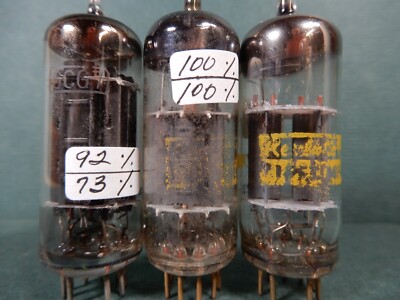 Misc Makes Japanese 6CG7 6FQ7 Vacuum Tubes (3) Tested As Shown | eBay
