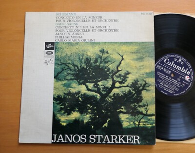 FCX 30.323 Schumann Saint-Saens Cello Concerto Janoe Starker Giulini Columbia NM