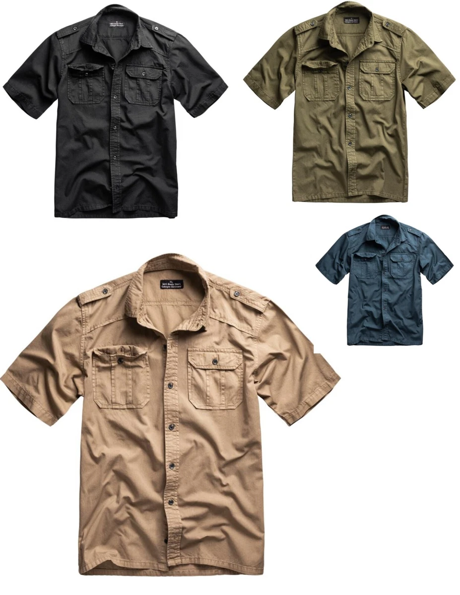 Surplus Raw Vintage M65 Basic Shirts Herren Hemd Kurzarm Neu Größe 