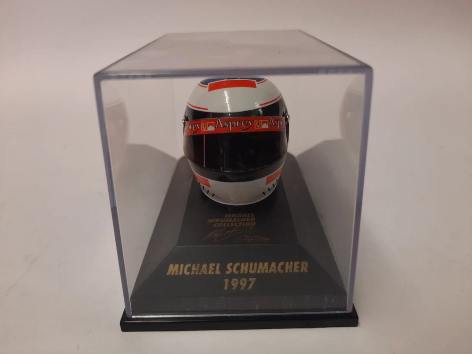 Minichamps Michael Schumacher Ferrari helmet 1997 1/8 510389705 - Immagine 3 di 3