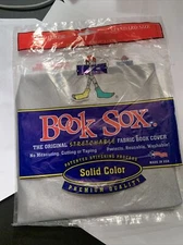 Book Cover Stretchable Fabric Fits Books 8 x 10 or Larger Standard Book Sox