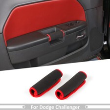 For 09-14 Dodge Challenger Door Handle Grab Protector Cover Accessories Pad Mat