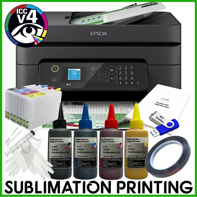 Sublimation Bundle: Epson WF-2930 + Non-OEM Tinte, ARC Patronen, ICC & Papier