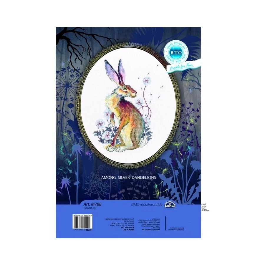 Kit de punto de cruz contado Among Silver Dientes de león M788 RTO Foto 2 de 4