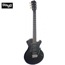 Stagg Silveray Series Nash Custom All Black Electric Guitar Svy-nash-bk