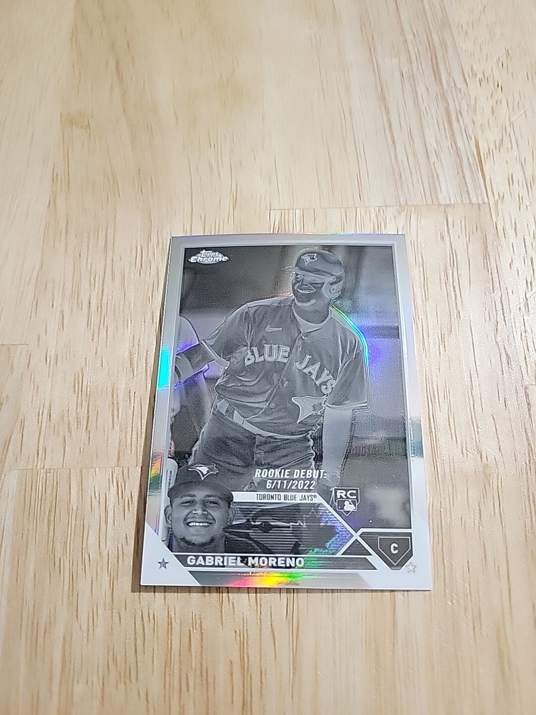 2023 Topps Chrome Update GABRIEL MORENO Negative Refractor Rookie Debut #USC168