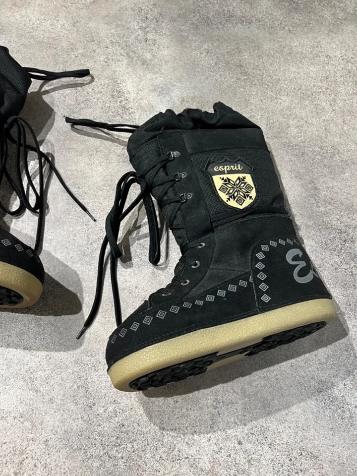 esprit moon boot style vintage boots - Image 3 of 4