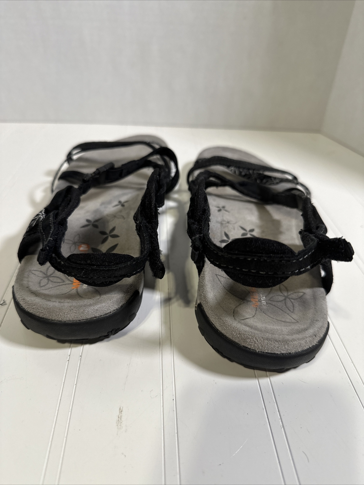 Sandali da donna neri Merrell taglia 11 reticolo terran sport camminata J22234