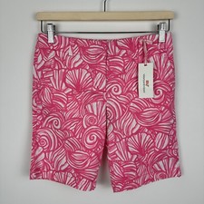 Vineyard Vines Nautilus Shell Island Shorts Sweet Taffy Pink Girls 12