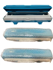 Wrap Master 1800 Black Plastic Wrap, Foil and Paper Cutting Dispensers Lot of 3