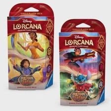 Disney Lorcana: Reign of Jafar Starter Deck Set of 2 Sealed