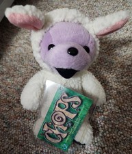 Chops 7" Grateful Dead Bean Bear With Tag Series 10 Liquid Blue Plastic Tag