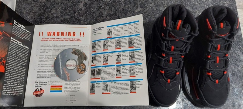 RARE 2002 Strength Plyometric Ultimate Leg Training SHOES Size 9.5 Man 11 Woman