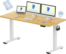 FLEXISPOT EN1 One-Piece Standing Desk with 1-Inch Thick Seamless Desktop, 60"X24