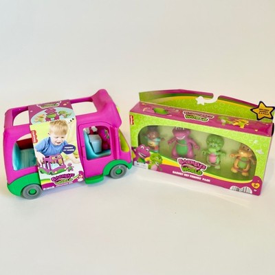 Fisher-Price Barney's World Adventure Bus & Hey Friends Figure