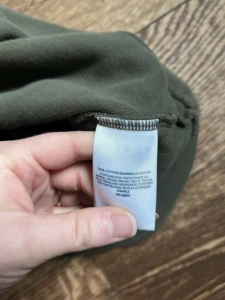 Suéter tejido a cuadros verde-azul marino Land's End 1/4 cremallera para hombre talla L 42-44 Foto 4 de 4