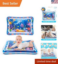 Tummy Time Water Mat Inflatable Tummy Time Water Play Mat for Babies, Infants...