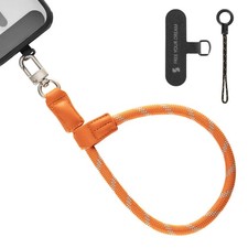 Adjustable Phone Wrist Strap, 38cm Leather  Nylon Wrist Strap for Smartphone...