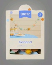 Target Spritz 5 Ft Felt Easter Spring Party Flower Decorative Wall Garland, NEW