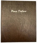 1921-1935 Silver Peace Dollar Dansco Album 24 Coins Total Complete Set