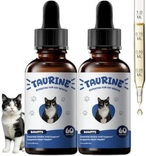 Taurine Supplement for Cats Liquid Drops, Ess...