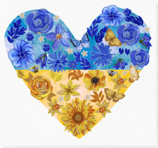 Bead Embroidery Kit "Always in the heart" Stitching Handmade Beadwork