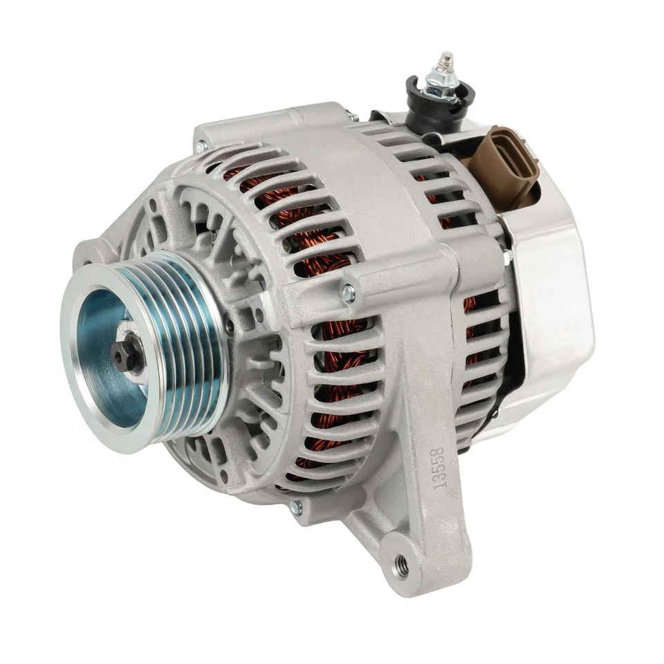 Alternador nuevo para Toyota Camry 1994-1996 Avalon Lexus ES300 80A 12V CW 6 ranuras Foto 2 de 3