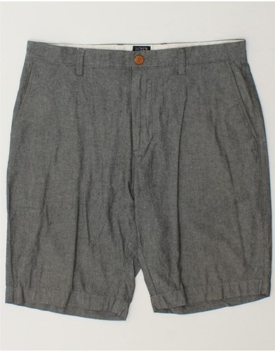 J. CREW Herren Rivington Chino Shorts W33 mittelgrau Baumwolle DD11