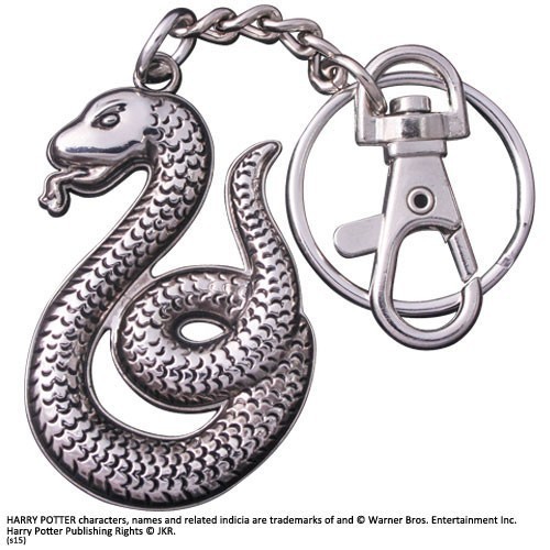 Porte-clés Serpentard Harry Potter en métal pour sac à dos et clés de voiture