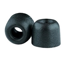 Comply 100 Core Series Memory Foam Replacement IEM Ear Tips, Black, Large