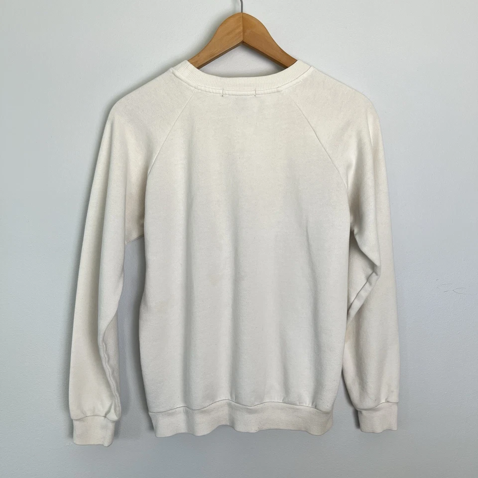 Moletom Wu-Tang Clan feminino pequeno branco gola redonda para sempre 21 logotipo faixa camiseta - Imagem 2 de 4