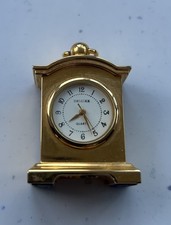 Vintage gold tone Miniature Quartz deluxe Carriage Clock 1960s ?