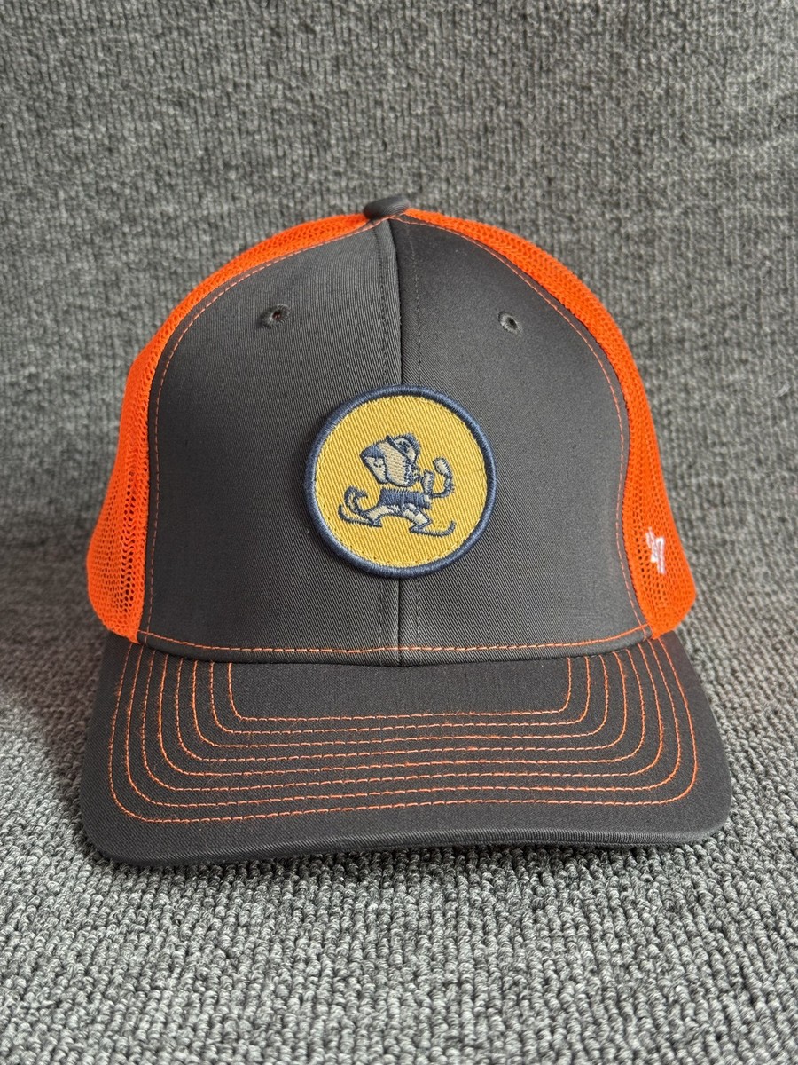 '47 Brand Notre Dame Trucker Snapback Gray Orange One Size NCAA Hat